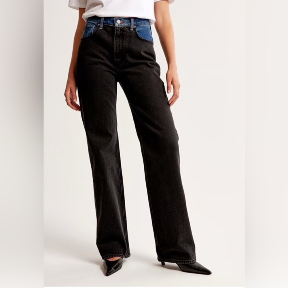 Abercrombie & Fitch 90s Relaxed High Rise Jeans